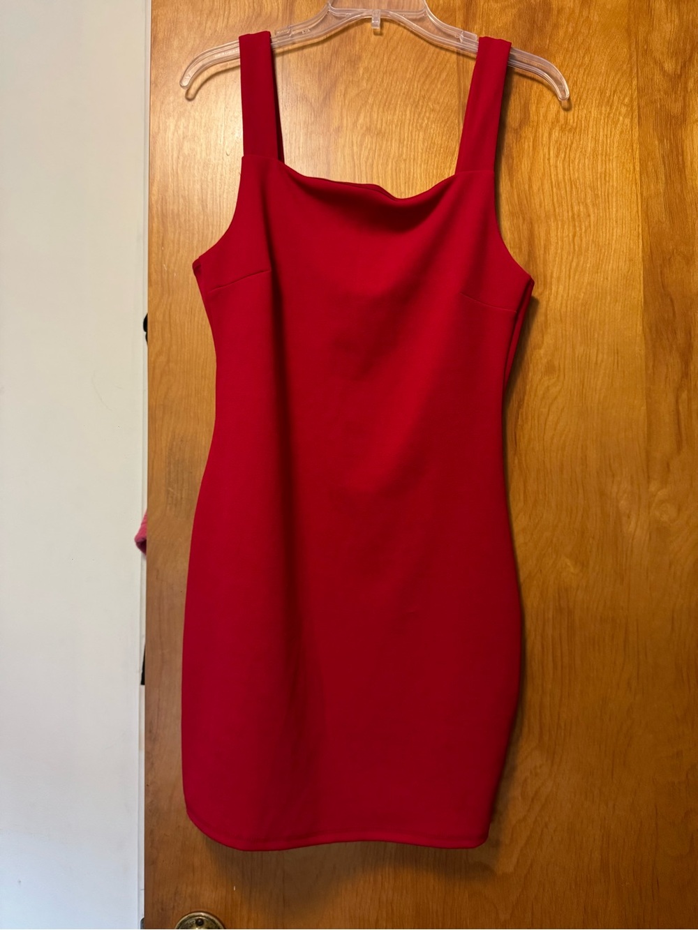 Red Bodycon Mini Dress – Size Large